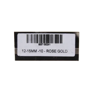 Aluminium BBT-00241-12-15MM-10-ROSE GOLD