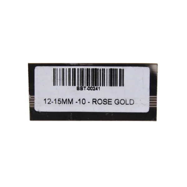 Aluminium BBT-00241-12-15MM-10-ROSE GOLD