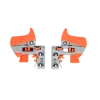 Drawer Slide System TD30-16-A82-N33-300MM-THREE FOLD PUSH OPEN&SOFT CLOSECONCEALED SLIDE