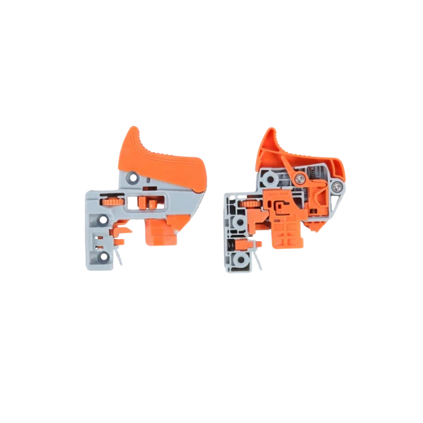 Drawer Slide System TD30-A82-N33-128-350MM-PUSH OPEN&SOFT CLOSE SLIM BOX