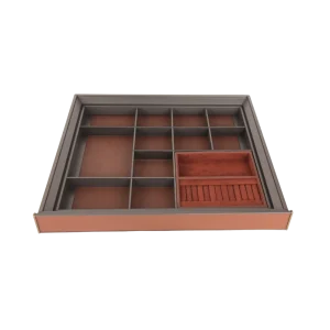 Wardrobe Accessories BBT-01570-PULL-OUT LEATHER ORGANIZER BOX-564X462X75
