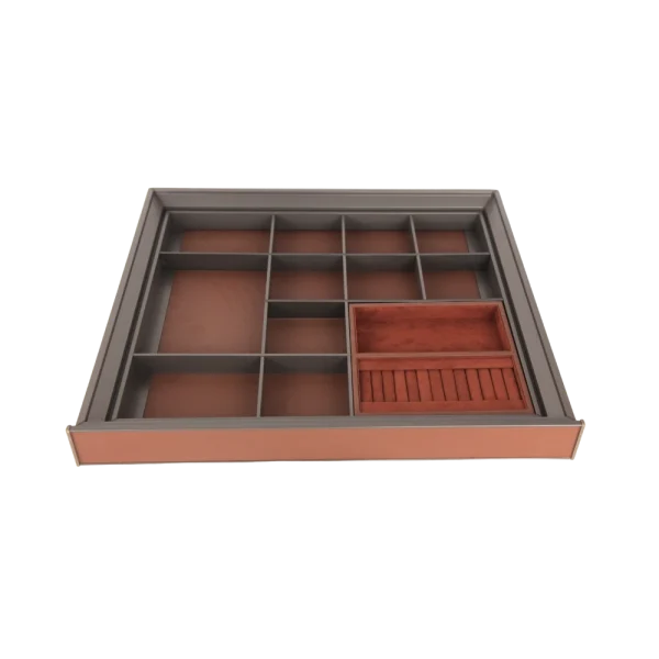 Wardrobe Accessories BBT-01570-PULL-OUT LEATHER ORGANIZER BOX-564X462X75